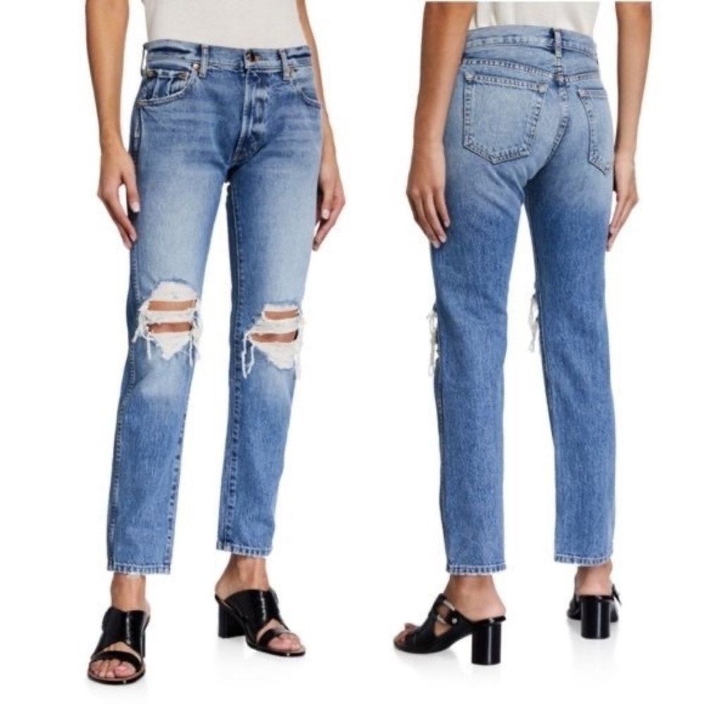 KHAITE Kyle Jeans Tucson Blue Sz 30 NEW - Picture 13 of 13